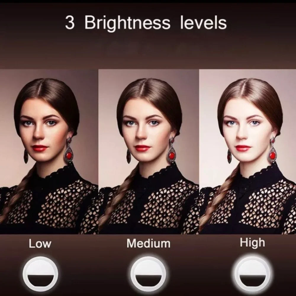 ✨✨SAY CHEESE✨✨PERFECT SELFIE LIGHT- 36 LED LIGHTS CLIP ON-NEW‎
